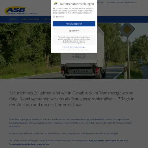 ASB Cargo Courier Logistik Sigrid Baxter