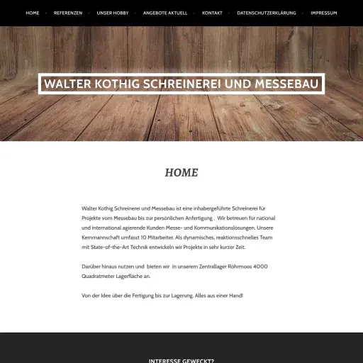 Kothig Schreinerei und Messebau GmbH