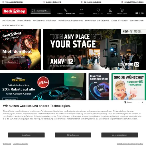 ROCKSHOP Musikinstrumentenhandlung GmbH